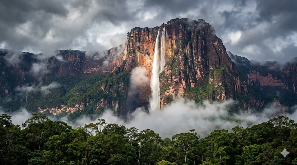 Il Salto Angel precipita dall'Auy�n-tepui