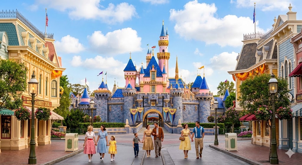 Il castello della Bella Addormentata, icona di Disneyland dal giorno dell'inaugurazione nel 1955