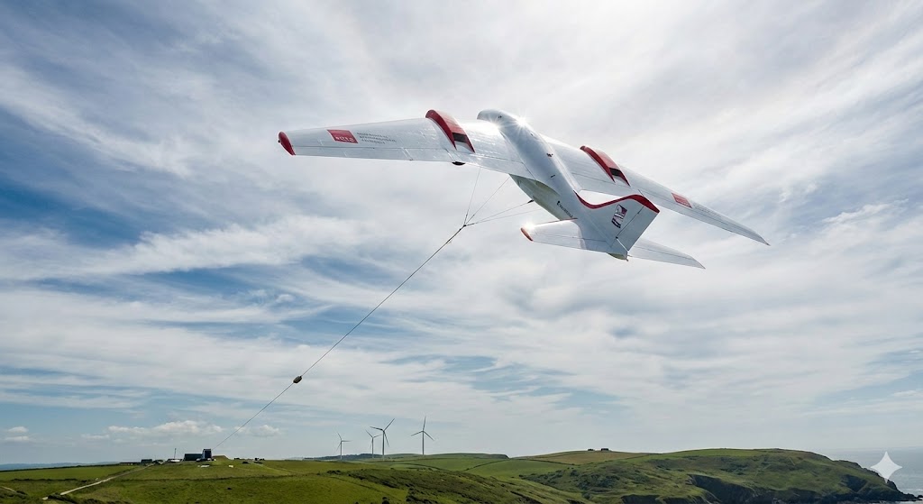 Un aquilone tecnologico che vola ad alta quota per catturare venti potenti e produrre elettricit�