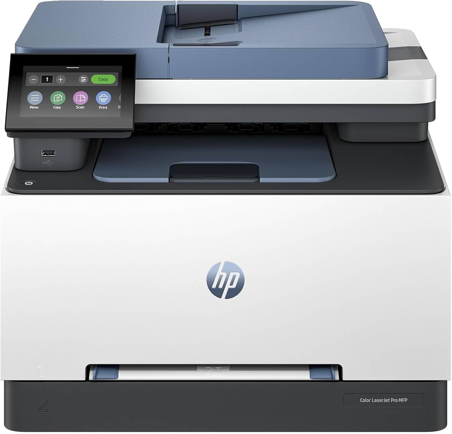 La stampante multifunzione HP Color LaserJet Pro 3302fdw in un ufficio moderno.