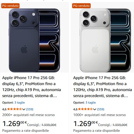 Il nuovo iPhone 17 Pro con display borderless e isola dinamica ridotta