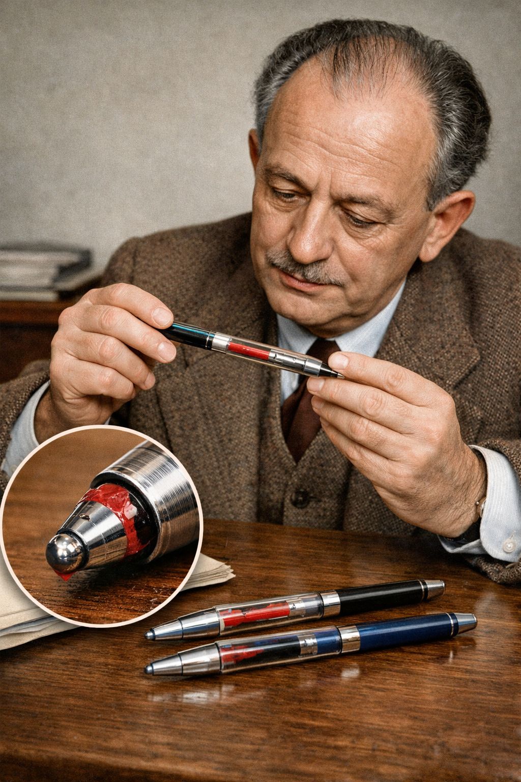 Le prime penne Biro del 1938