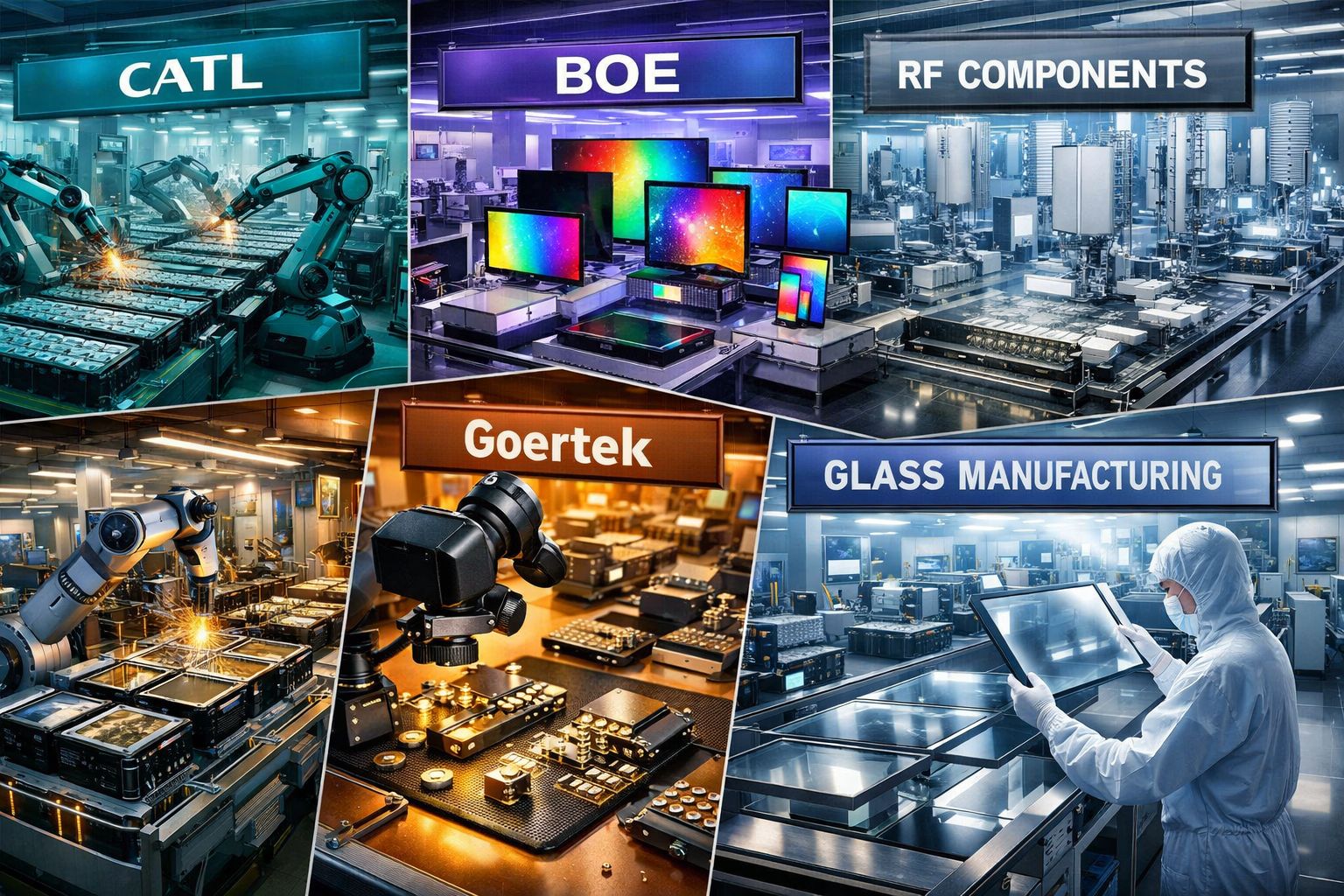 Componenti elettronici: batteria CATL, display BOE, chip su scheda madre