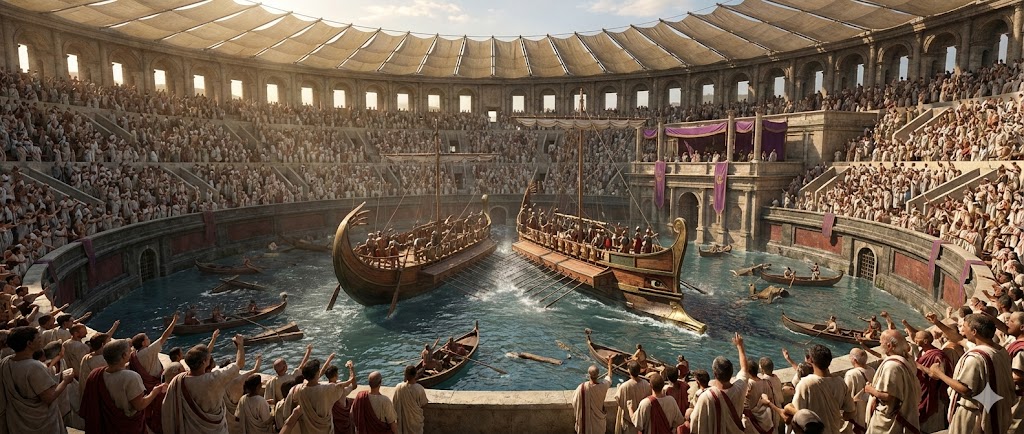 Ricostruzione naumachia