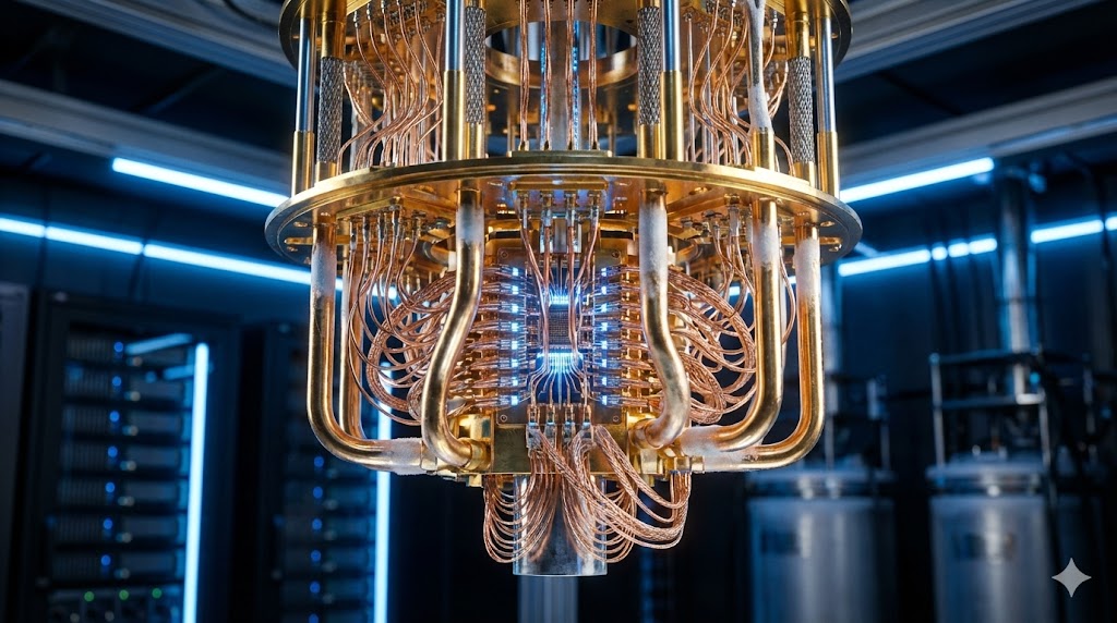 Un processore quantistico dorato