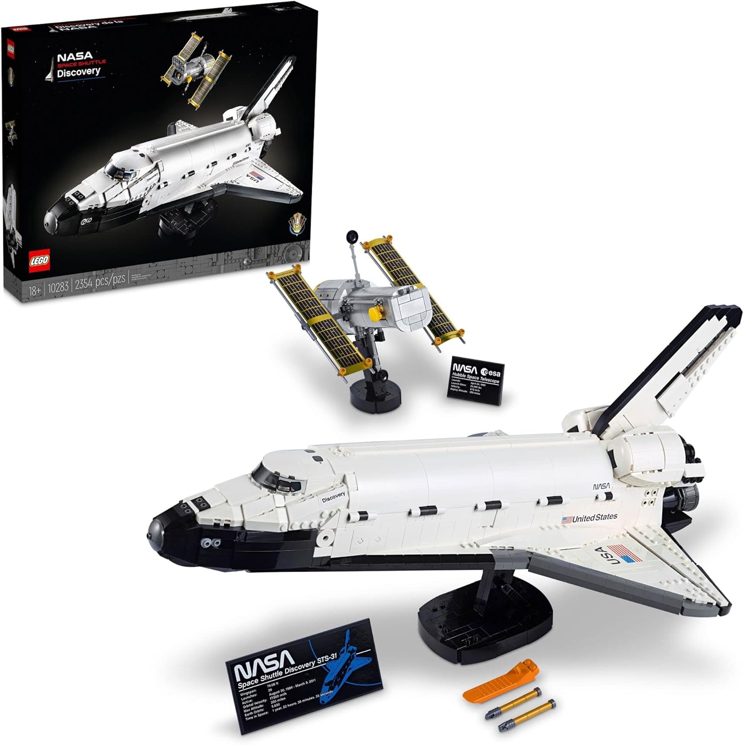 Recensione del set LEGO Icons Space Shuttle Discovery e Hubble (10283)