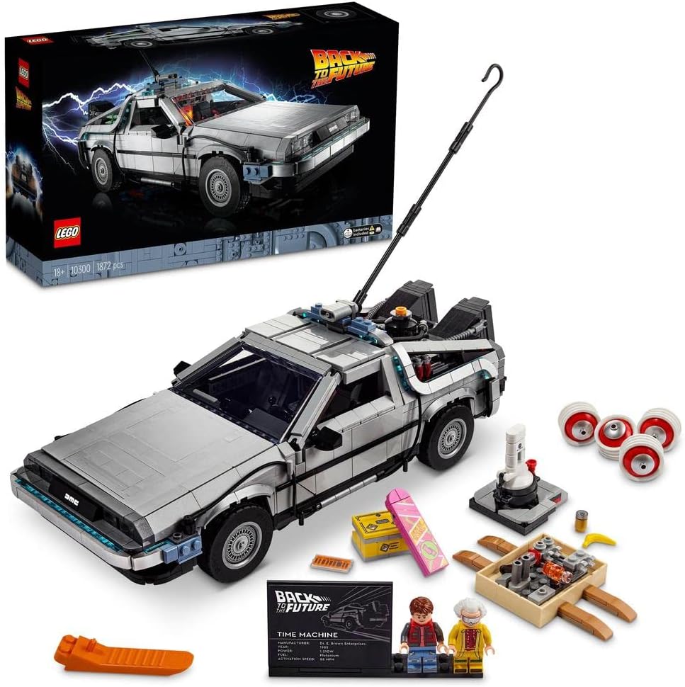 Recensione del set LEGO Icons Ritorno al Futuro DeLorean (10300)