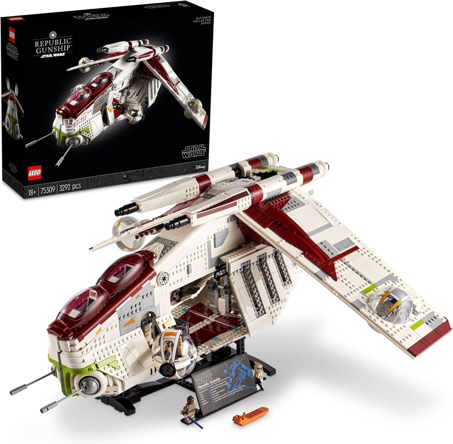 Recensione del set LEGO Star Wars Republic Gunship UCS (75309)