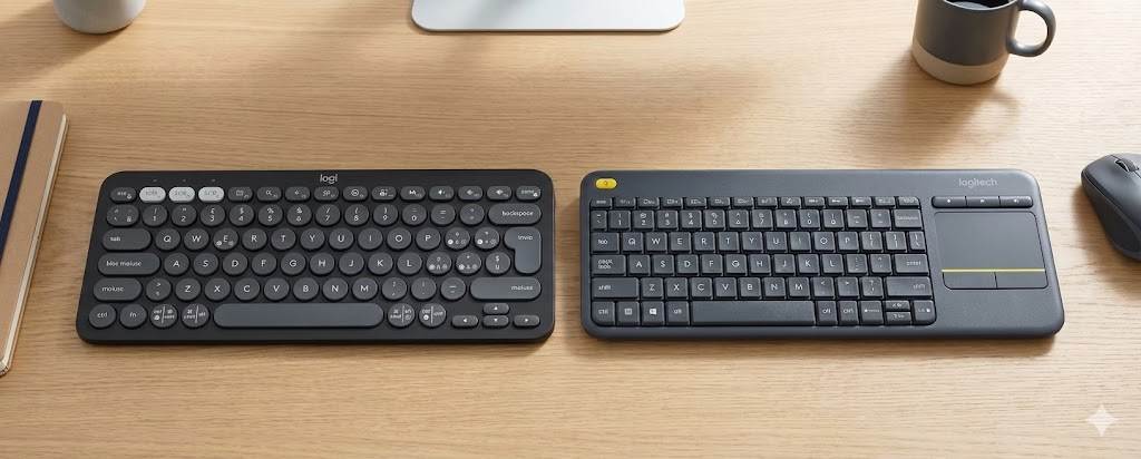 Recensione delle tastiere wireless Logitech K380 e K400 Plus