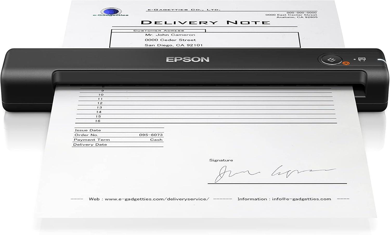 Recensione dello scanner portatile Epson WorkForce ES-50