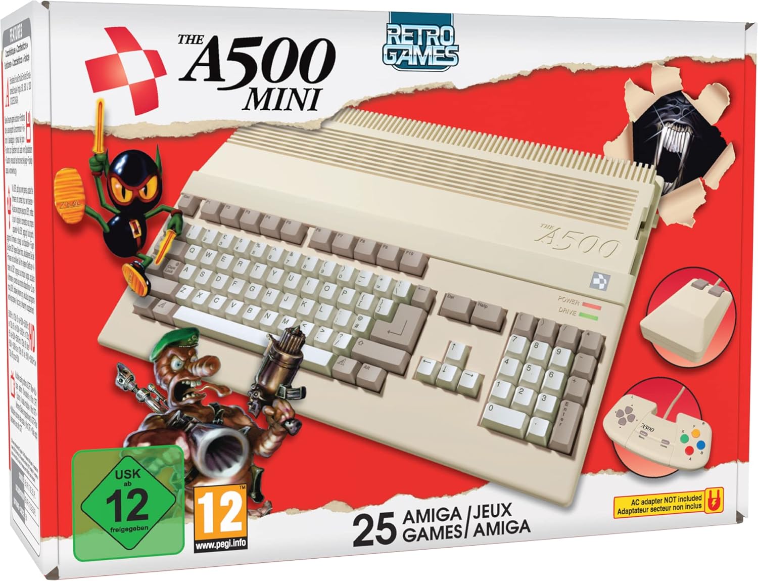 Recensione della console The A500 Mini (Amiga 500 Mini)