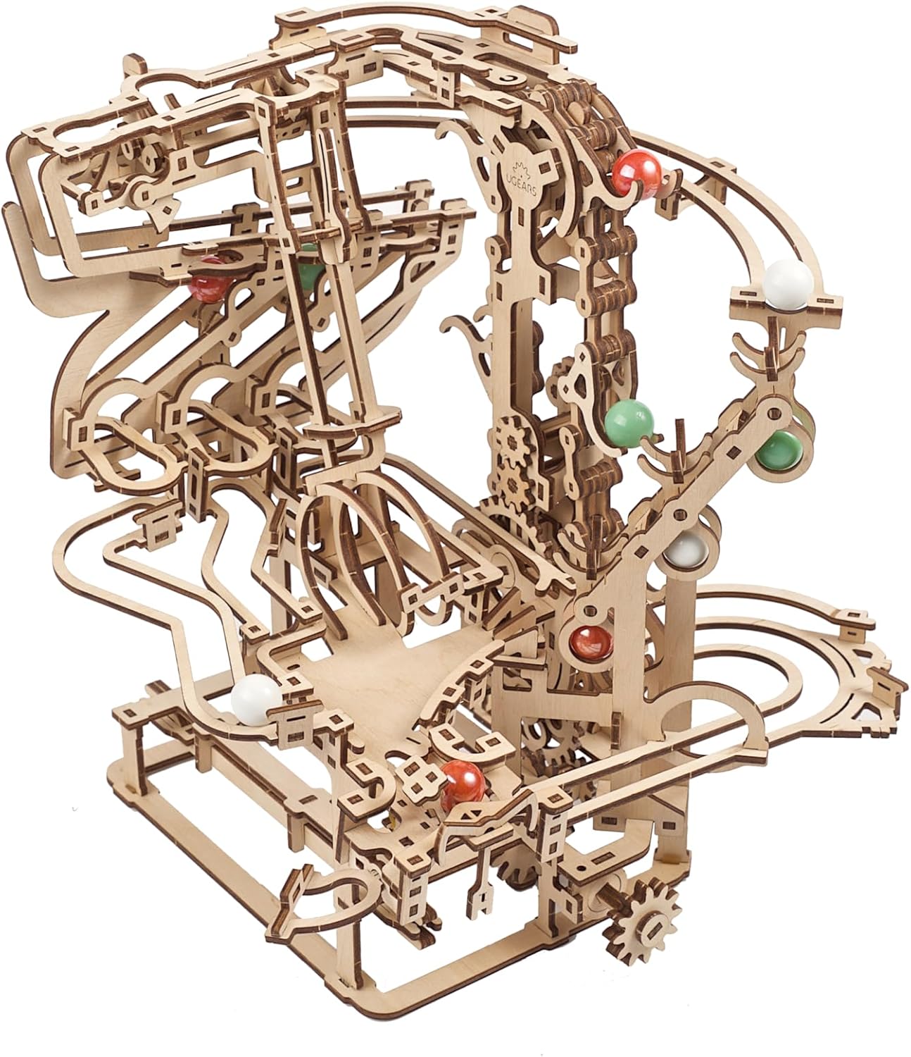 Recensione del kit UGEARS Marble Run (Pista delle Biglie) in legno