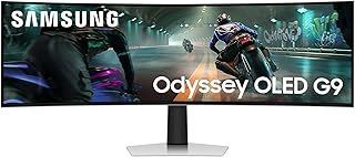 Monitor gaming curvo Samsung Odyssey OLED G9 (G95SD) con un gioco in esecuzione