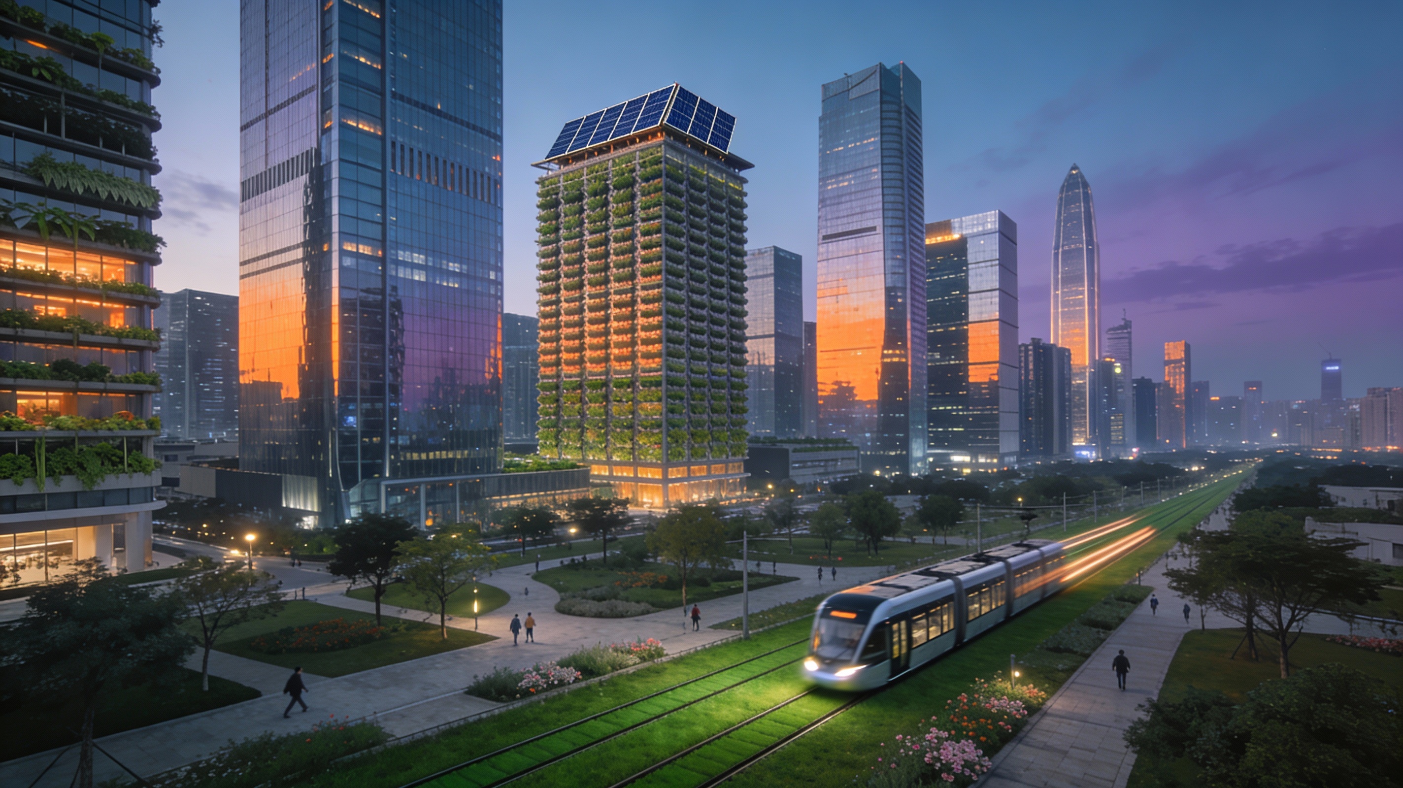 Grattacieli verdi e sostenibili a Shenzhen