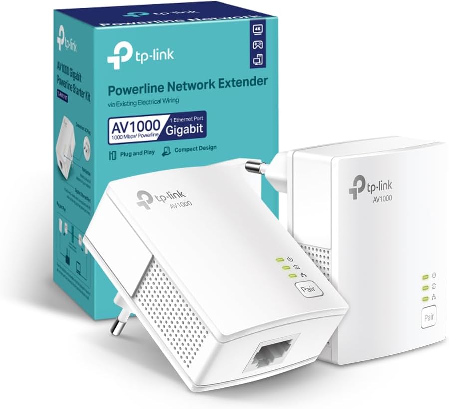 TP-Link TL-PA717 KIT Powerline internet ovunque tramite presa elettrica