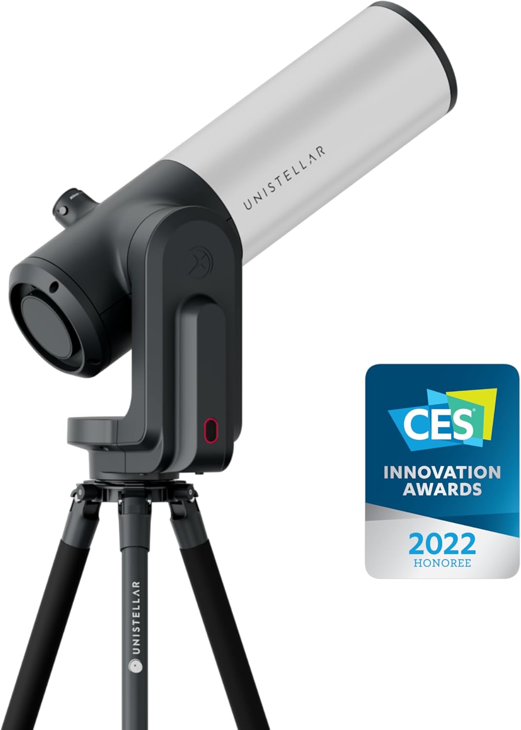 Il telescopio Unistellar eVscope 3 puntato verso il cielo stellato notturno