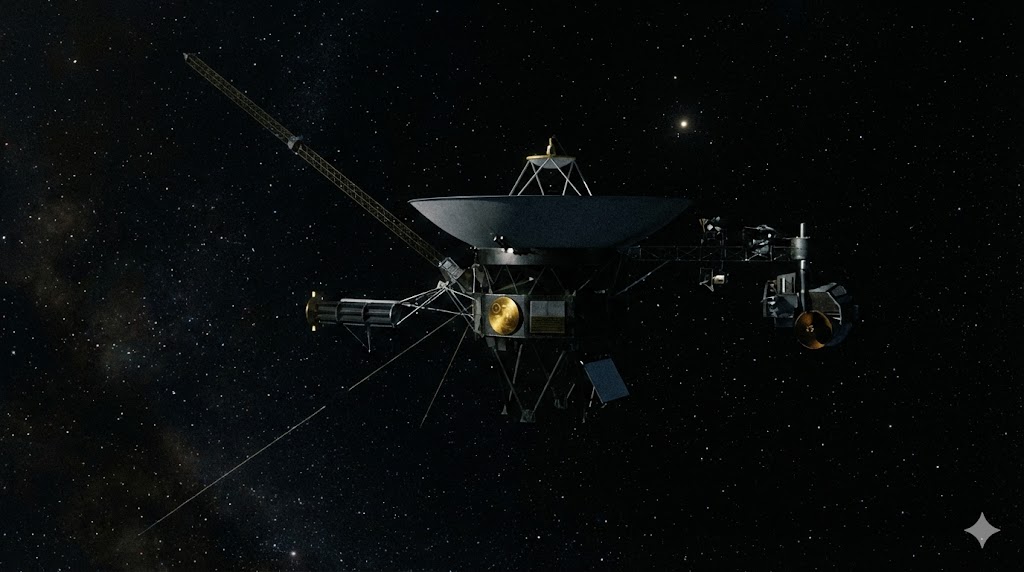La sonda Voyager 1 nel suo viaggio verso l'infinito