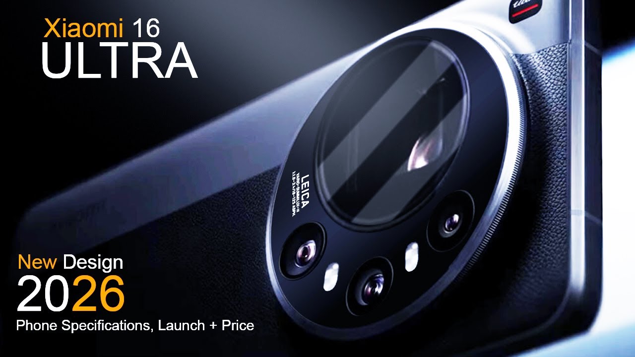 Concept render del retro di Xiaomi 16 Ultra con ottiche Leica