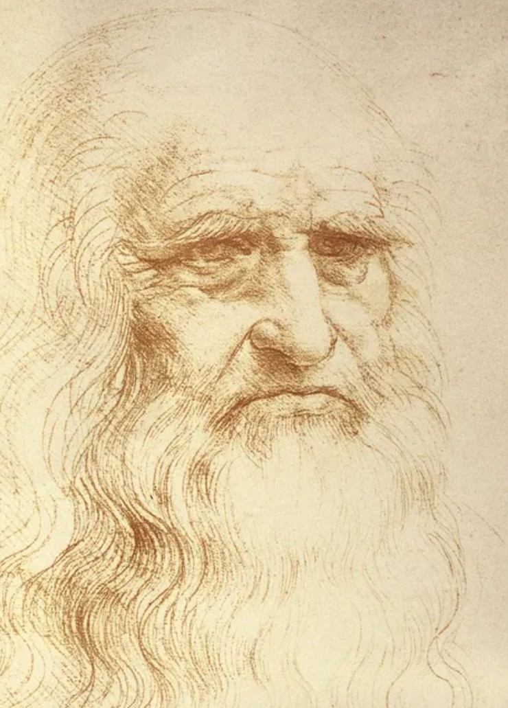 L'Uomo Vitruviano e le macchine di Leonardo da Vinci