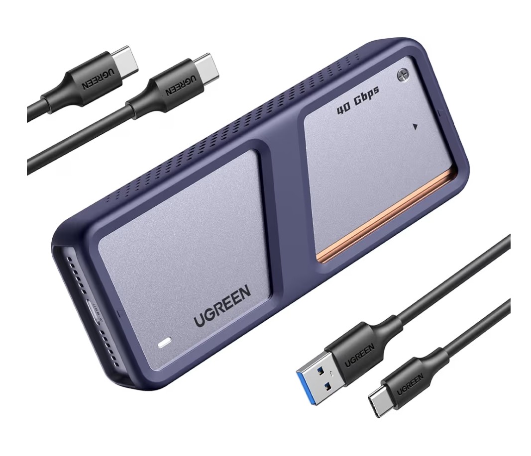 Una custodia (box esterno) per SSD NVMe con standard USB4 (2025)
